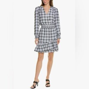 Vince Camuto Long Sleeve Wrap Front Australian Moment Dress